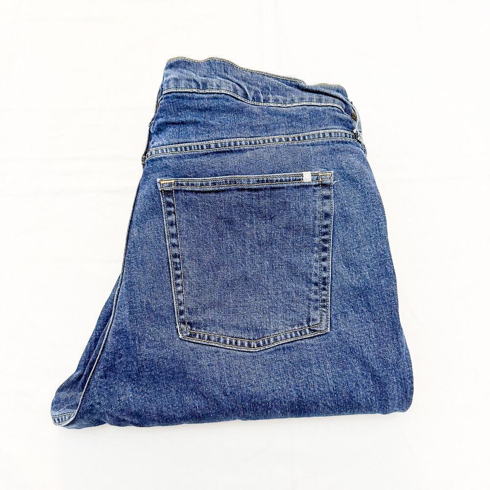 Everlane The Original Cheeky Jean Zip Fly Denim Straight Leg Size 35 Crop